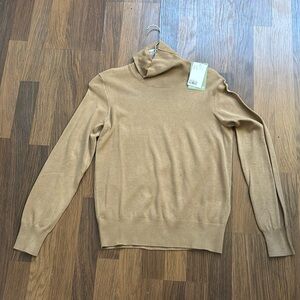 New tan coloured turtleneck neck
